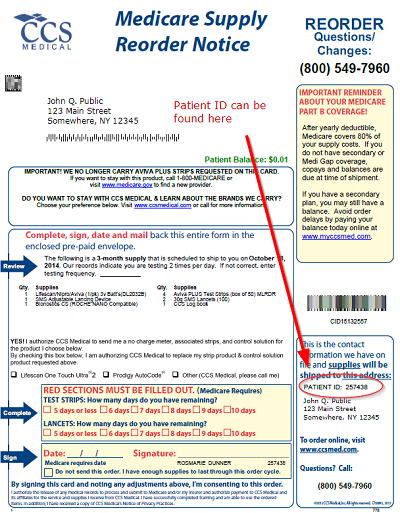 Patient ID image